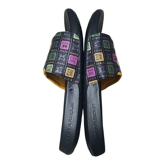 Under Armour Ignite Slides Day of the Dead M18 W19.5 Limited Edition Sandals - Picture 7 of 11